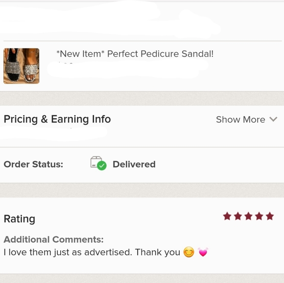 *NWT* Rhinestone Sandal - Picture 2 of 7